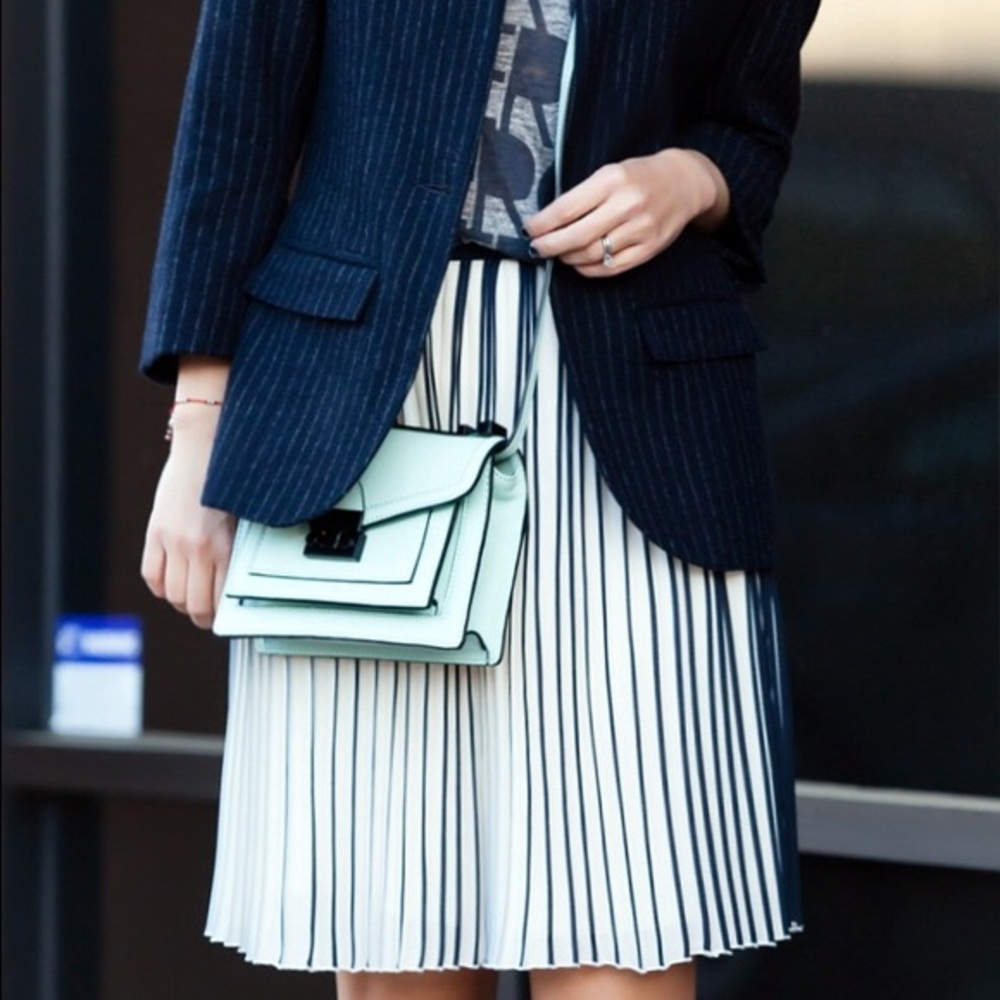 J. Crew striped skirt